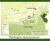 Tambopata Amazon Perú refugio Amazonas Posada Amazonas